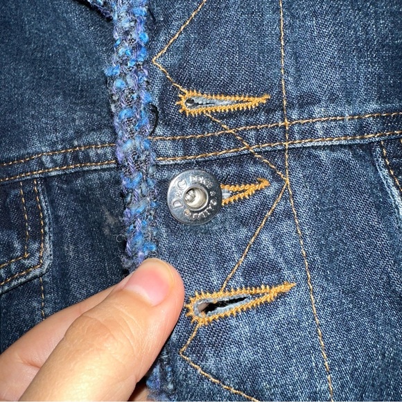 Dolce & Gabbana button down denim jacket sz S #M2 - Picture 4 of 6